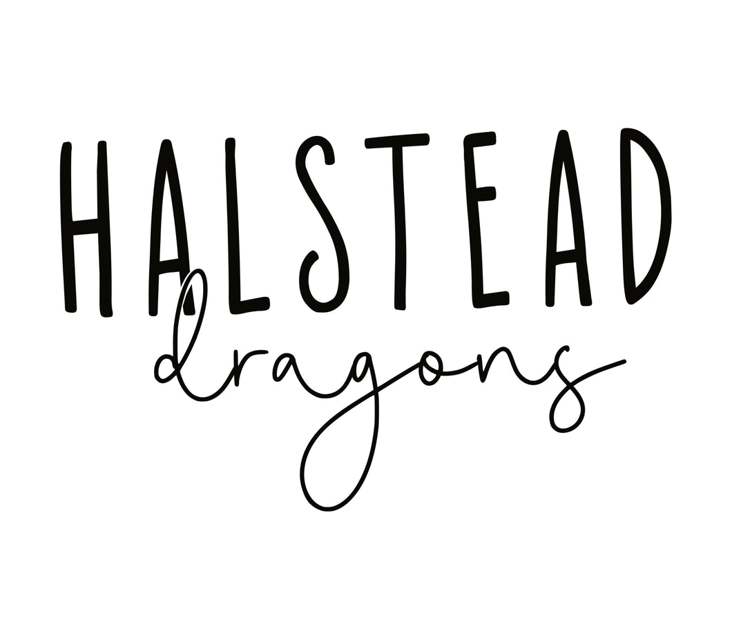 Halstead Dragons- black (kids & adult sizes)